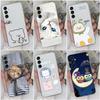 Case For Samsung Galaxy S6 S7 Edge+ S23 S22+ Ultra J3 4 5 6 Cute Shockproof Transparent Silicone Phone Cover Cartoon Pattern For Samsung Coque Bumper