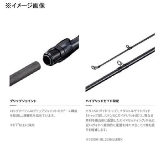 SHIMANO Спиннинговое удилище для баса 21 Poison Glorious Спецификация направляющих колец Torzite 2510UL-S