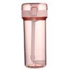 Portable Plastic Sipper Cup With Lid Kids Students BPA-Free Leakproof Travel Water Bottle 450ml In Pastel Colors