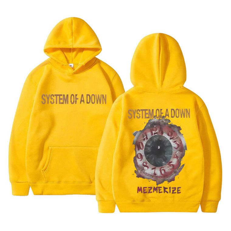 System of A Down Mezmerize Hoodie Men Women Clothing Gothic Rock Oversized Sweatshirt Men's Vintage Alternative Metal Streetwear