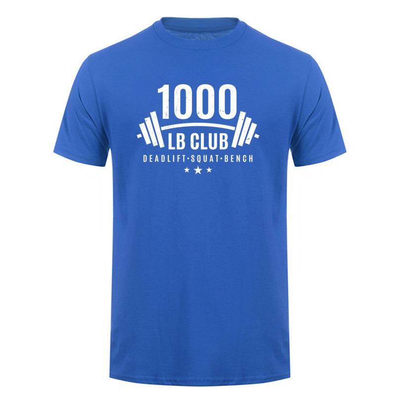 1000 Lb Club Deadlift Squat Bench Weightlifting T Shirt Bodybuilder Gym Fitness Tshirts Da537
