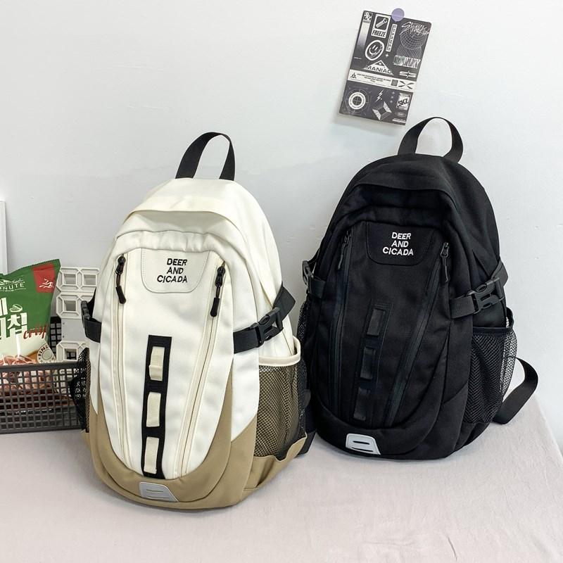 Школьный рюкзак для школьников средней школы, мужской, уличный, компьютерный рюкзак, легкий, водонепроницаемый, женский рюкзак