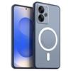 Магнитный железный кольцевой чехол для телефона для Xiaomi Redmi 13X, 13 4G, POCO M6 4G, матовый мягкий ТПУ, ударопрочный чехол