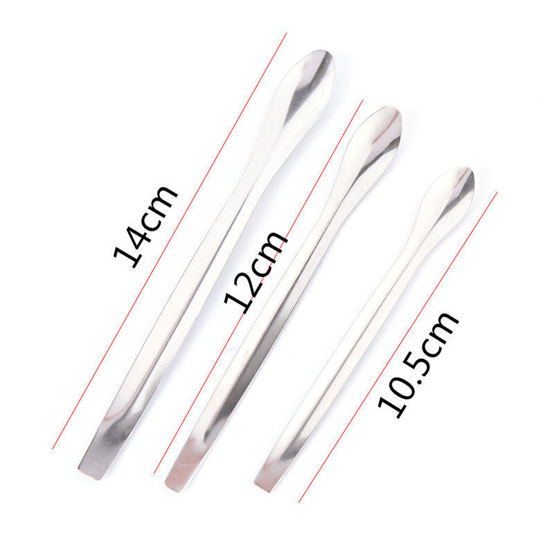 3 шт. Нержавеющая сталь лабораторная ложка скребок стоматологические инструменты медицинская ложка