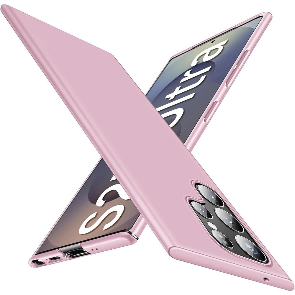 Роскошный матовый ультратонкий жесткий чехол-накладка для Samsung Galaxy S25 S24 S23 S21 FE S22 Ultra Plus, однотонный матовый тонкий чехол