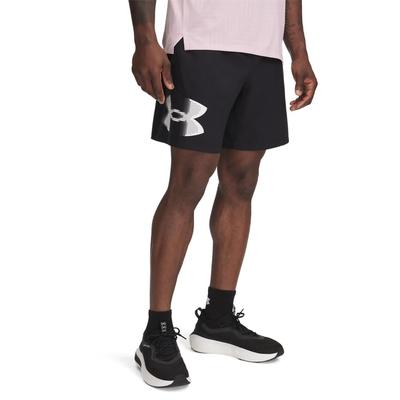 Шорты UA TECH WOVEN GRAPHIC Черные Белые S
