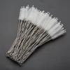 100Pcs 15/20CM Reusable Cleaning Brushes for Drinking Straws Bottle Cleaner Brushes 304 Stainless Steel Cleaning Brush for Straw