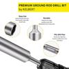 Ground Rod Driver Bit 18mm Earth Stake Rotate Hammers Drill Grounding Rod SDS Plus Shank Steel For Power Tool Accessoriy