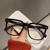 Retro Oversized Blue Light Blocking Glasses Classic Square Frame Computer Eyewear for Men Women