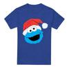 Sesame Street Unisex Adult Grover Scribble Heather Christmas T-Shirt