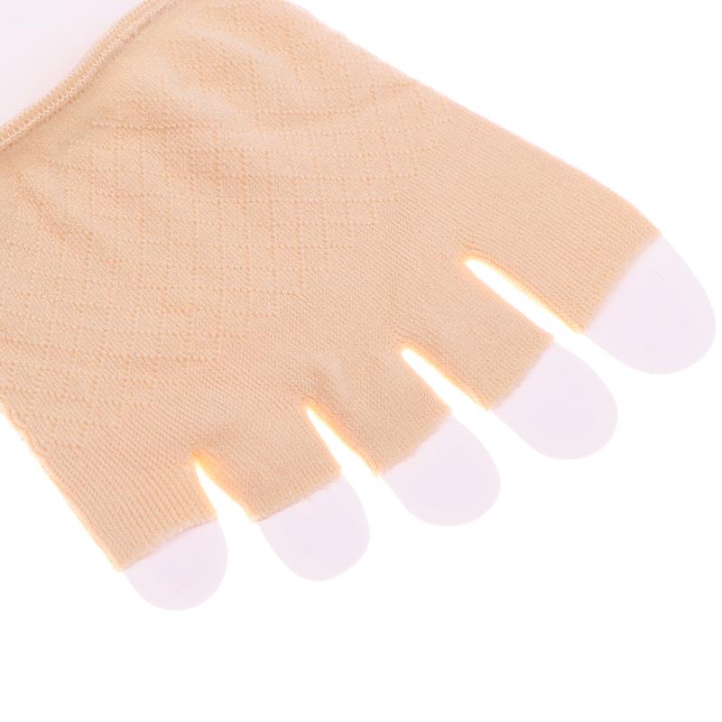 Летние носки Half Palm Five Fingers Socks с невидимым тонким каблуком спереди с открытым носком женские неглубокие сандалии носки с раздвоенным носком