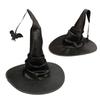 Fashion Halloween Party Perform Funny Sharp Corner Solid Witch Hat