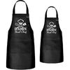 R HORSE 2Pcs Adults Kids Matching Apron Set Mommy and Me Adjustable Kitchen Apron with 2 Pockets Parent and Child Matching Gift for Mother's Day