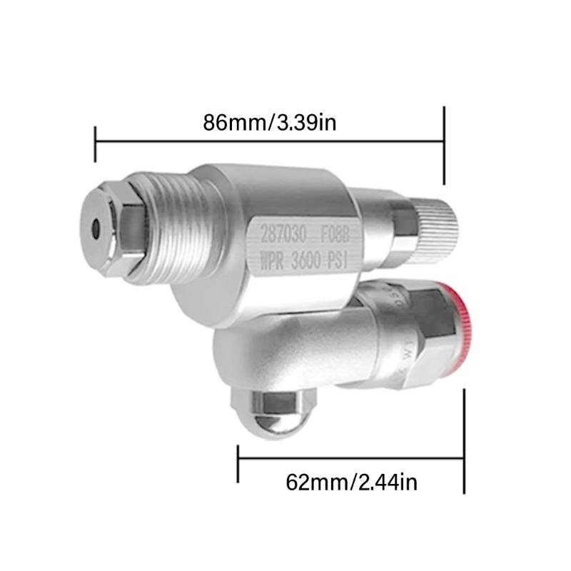 3600PSI Клапаны перекрытия Поворотное соединение Удлинитель 287030 Безвоздушные распылители Соединительный элемент для безвоздушного распылителя краски высокого давления