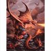 Полный 5D Diy Алмазная картина Дракон Война Вышивка Крестом Домашний Декор Ручной Подарок