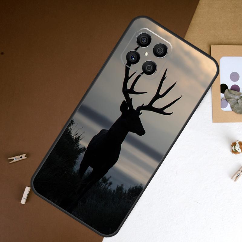 Deer Hunting Camo Case For Honor X6a X9a X9b X8a X7a X7 X8 X9 8X 9X Honor 90 Lite 70 50 Magic 5 6 Pro Cover