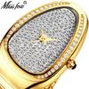MISSFOX Watch Head High-end Wind Snake-shaped Fashion Ladies Watch Women Quartz Watches