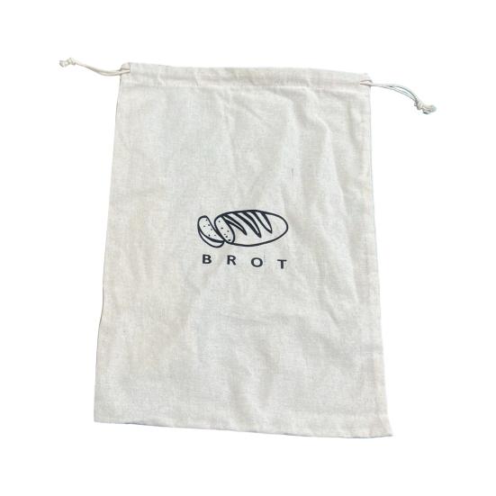 Yousheng Drawstring Bread Bag Reusable Linen Bread Storage Bag Homemade Loaf Bread Container Unbleached Food Dry Fruits Bag Kitchen Gadgets
