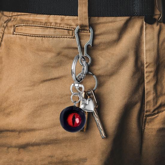 Готический Ужас Брелок Шар-глаз Подвеска Ручная работа Смола Брелок Вдохновленный Хэллоуином Брелок Аксессуары для рюкзака