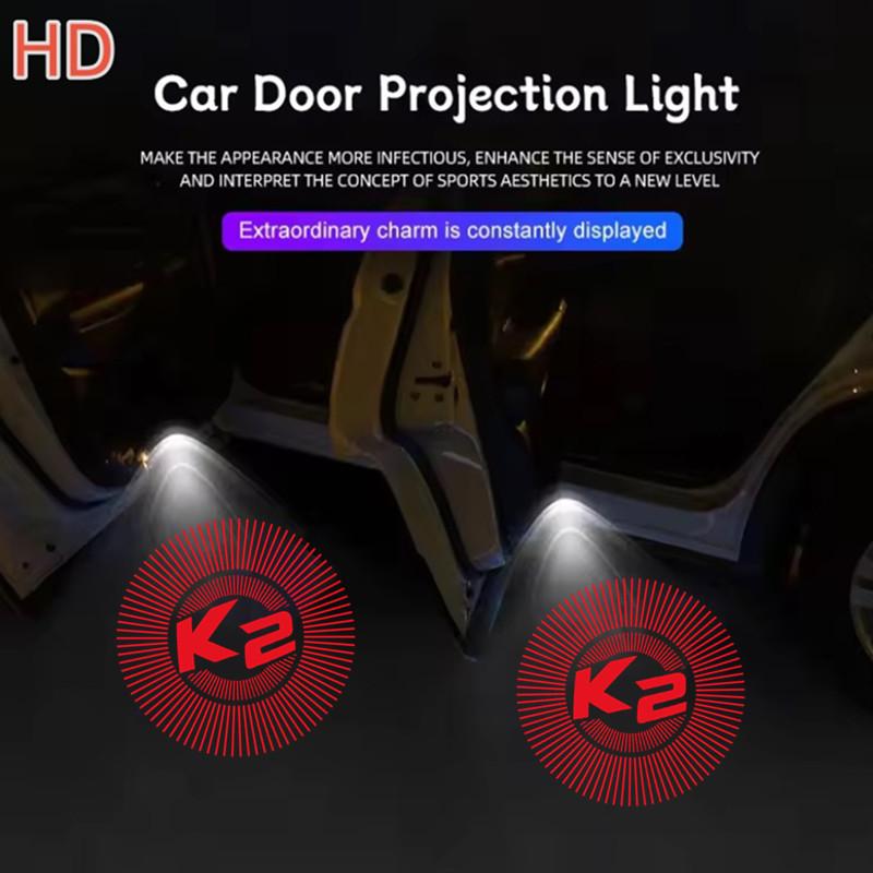 2pcs For KIA Sorento Ceed K3 K2 K8 K5 K9 GT Line Car Door Welcome Light Led HD Projector Lamp bhmcg60