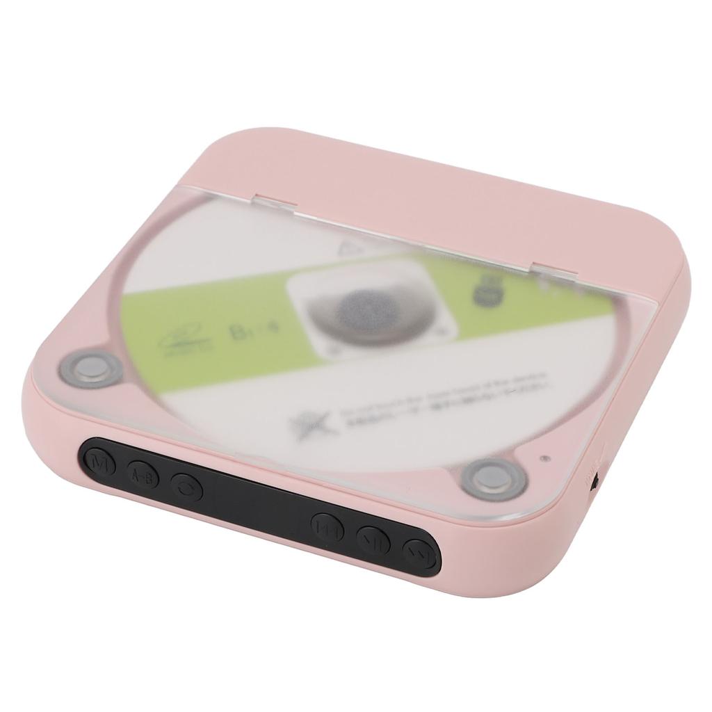 Portable CD Player with Earphones Support CD USB AUX Input Rechargeable Bluetooth Music Player for