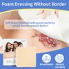 Пенопластовая неадгезивная повязка Стерильная повязка для заживления ран Противопролежневая подушечка-пластырь Уход за ранами 10смx10см