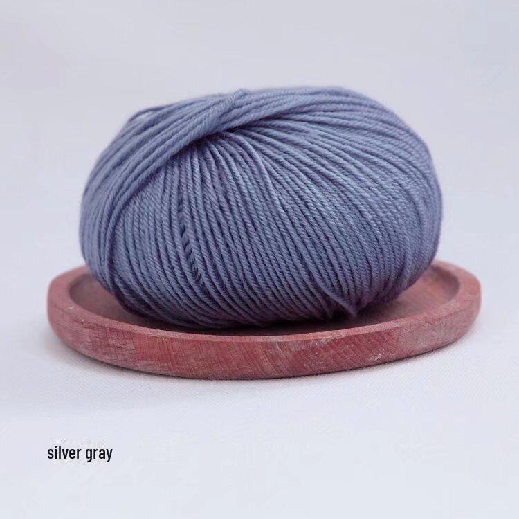 Клубок акриловой пряжи для вязания свитеров, крючков, обуви, тапочек, изделий ручной работы.