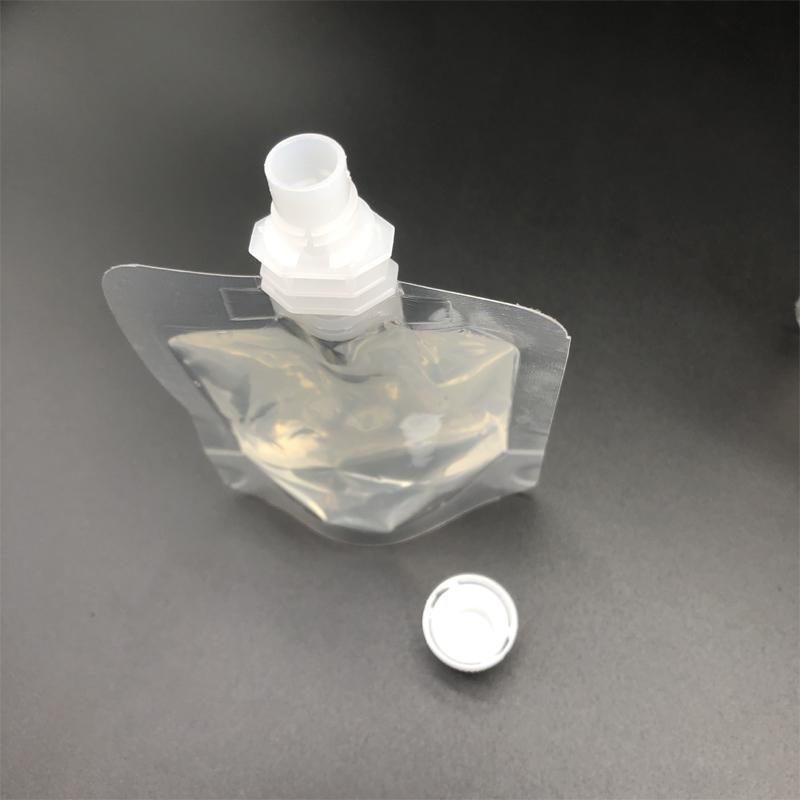 10pcs Transparent Nozzle Bag Spouted Drink Beverage Packaging Pouch For Camping Outdoor Spouted Liquid Packaging Storage JoomZL