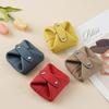 Multi-function Cowhide Coin Purse Korean Style Small Earphone Bag Luxury Coin Purse  Ladies