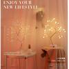 36/108LED Pearl Pearl Медь Сенсорный светильник Дерево Ночной светильник Декор