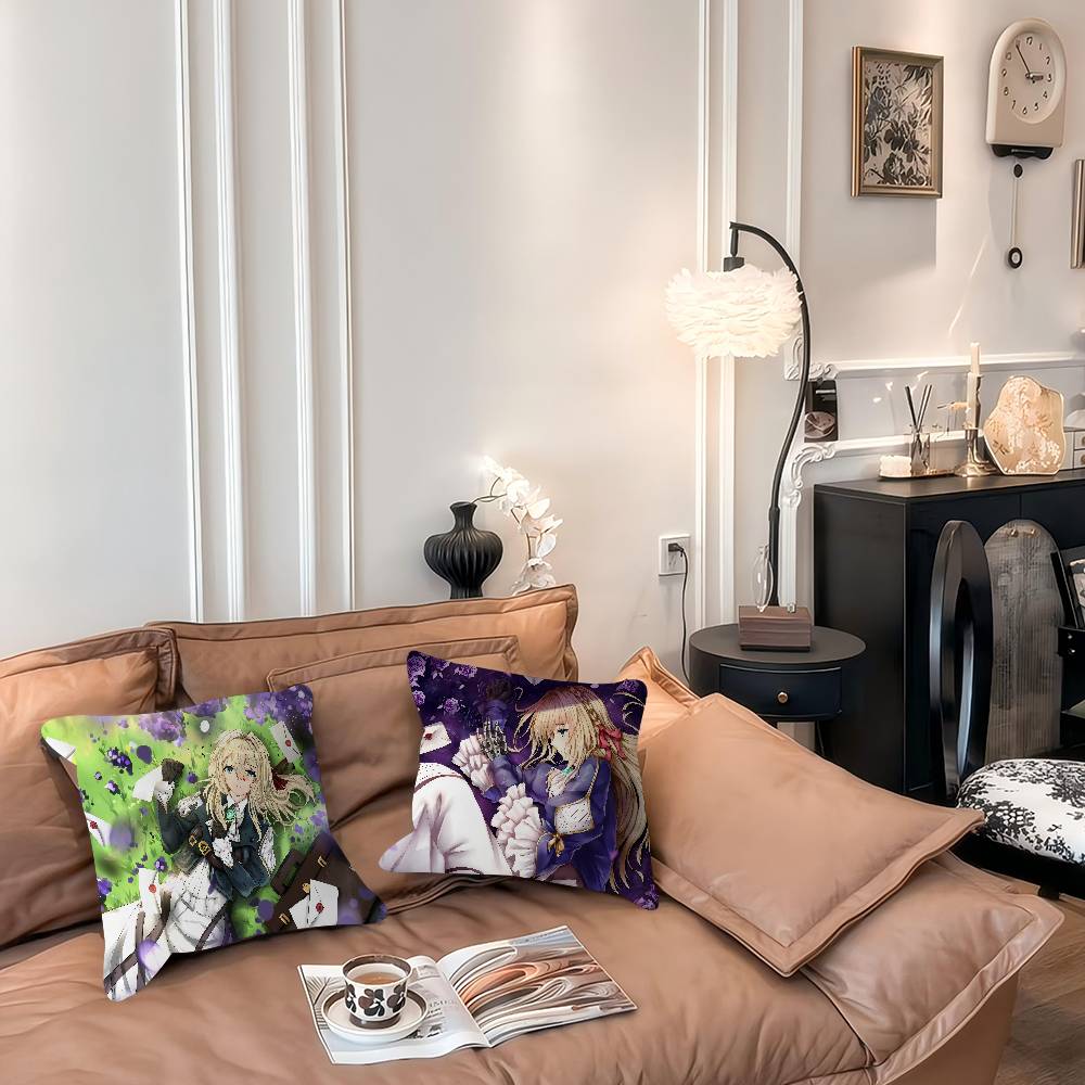 Новая наволочка V-Violet E-Evergardens, съемная, моющаяся, чехол для подушки – Мягкий лен для всех сезонов