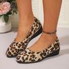 Женские балетки с острым носком, модные слипоны на танкетке, лоферы, уличные, удобные, износостойкие, нескользящие, повседневные туфли-лодочки