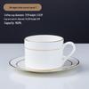 Набор кружек из костяного фарфора Jingdezhen, расписанных вручную золотом