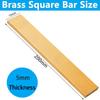 H59 Brass Flat Bar Plate Strip Thicknesses 2mm 4mm 6mm 8mm 10mm 20mm Pure Copper Solid Metal Plates Material Length 200mm/250mm