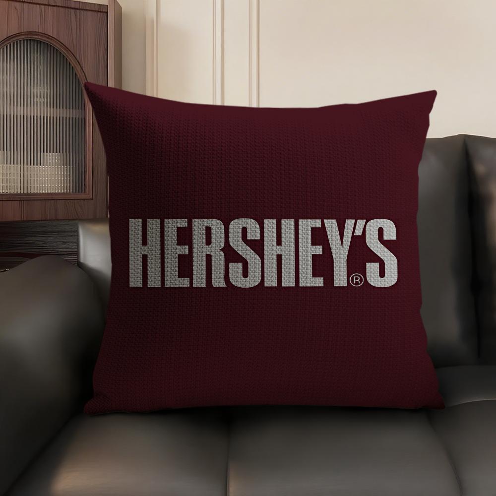 Сладкая Еда Аниме H-Hersheys Наволочка Двусторонняя Печать Короткий Плюш Подушка-Подушка для Дивана Спальня Прикроватная Подушка