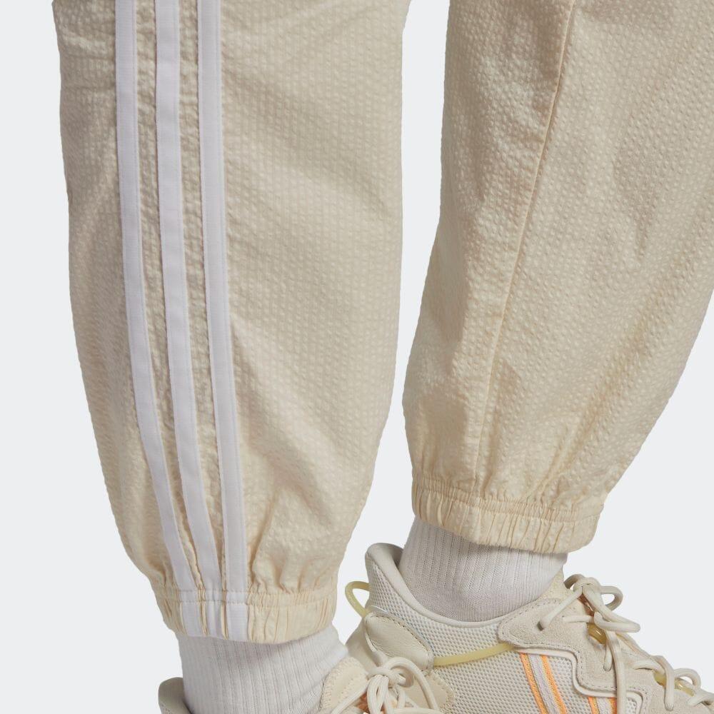 adidas Женские джоггеры в однотонную полоску Originals Trefoil, желтые HL9309