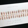 Chinese Style 3D Gilded Elk Handmade Nail Art Patches - Set of 30 Luxurious Wearable Nails