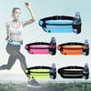 Reflective Multi-Functional Running Waist Bag with Phone Pocket and Bottle Holder, Zipper Closure,For Hiking and Outdoor Activities