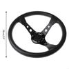 2025 New Car Accessories Sport Steering Wheel Universal 14inch PVC Leather Steering Wheel