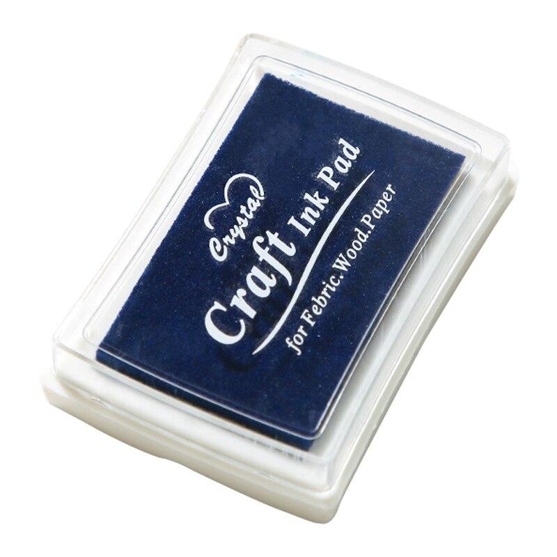 Non-Toxic Gradient Color Ink Pad Inkpad Rubber Stamp Oil Based Finger Print Nice Gift for Children Stamp DIY Art Craft