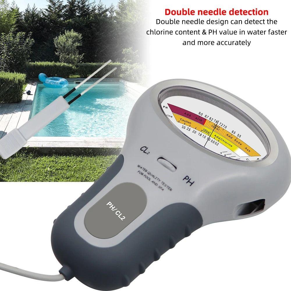 CL2 Измерение pH Измеритель хлора Тестер чистоты воды Тестер качества воды Тестер pH Спа