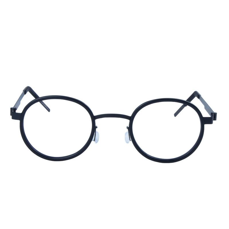 Handmade Brand Design Ultralight Glasses Frame Men Women Vintage Round Screwless Eyeglasses Frames High Quality Titanium Eyewear