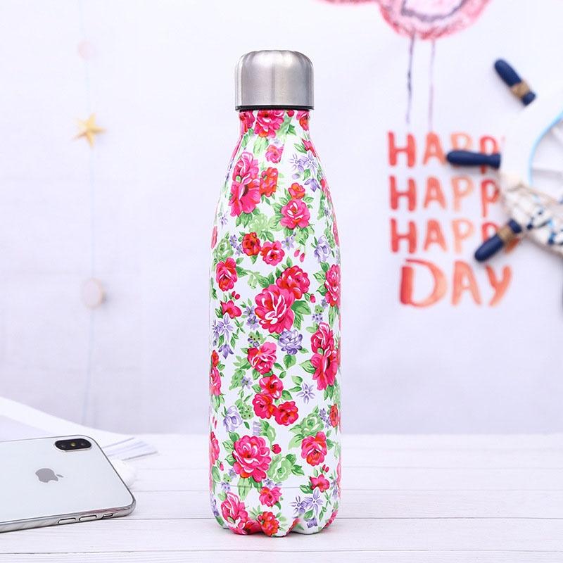 Classic Design Stainless Steel Vacuum Insulated Drinks Thermos 500ml