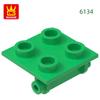 Нетоксичный 210 шт./лот 6134 Петля 2x2 Верхний блок Moc Цветные Аксессуары Совместимые с Кирпичами DIY Детская Игрушка Детали Сборки
