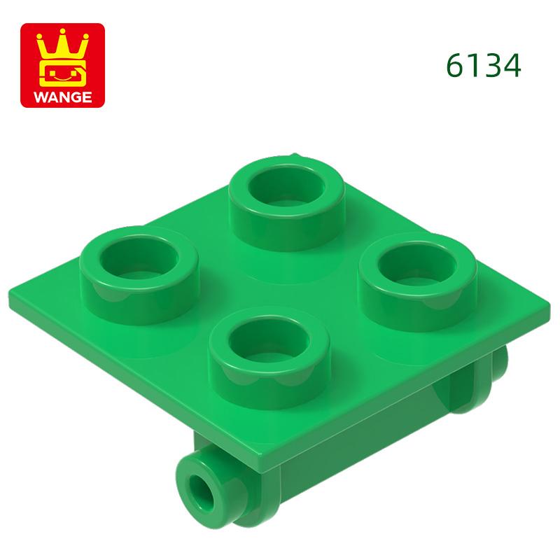 Нетоксичный 210 шт./лот 6134 Петля 2x2 Верхний блок Moc Цветные Аксессуары Совместимые с Кирпичами DIY Детская Игрушка Детали Сборки