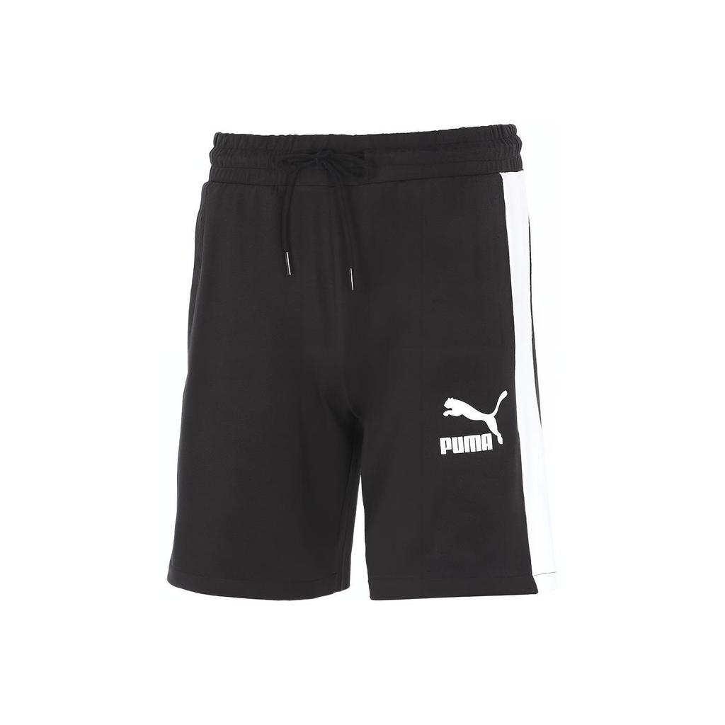 Puma Повседневные спортивные дышащие шорты на шнурке, мужские штаны, черные 531358-01
