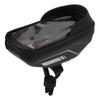 Bike Phone Bag EVA TPU Sun Visor Sensitive Touch Waterproof Zipper Easy Installation Bike Frame Bag for 7in Phone
