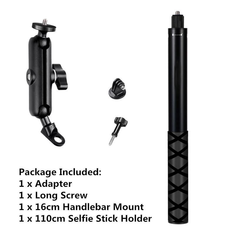 Для GoPro 13 12 11 10 9 8 держатель для мотоцикла и велосипеда кронштейн для крепления на руль для Insta360 X3 X4 DJI OSMO Action 5 Pro аксессуары