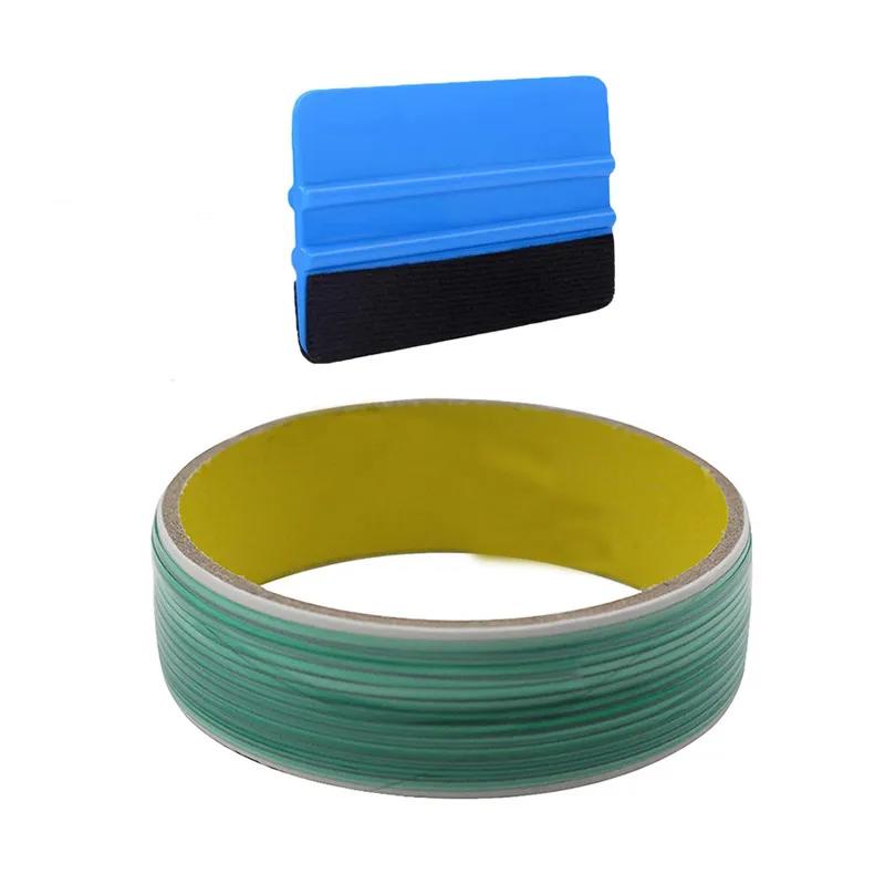 5/10/50 м лента для резки виниловой пленки со скребком, автоматическая наклейка, краевая лента, дизайнерская линия, автоматический формовочный инструмент для пленочной ленты