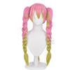 73cm Pink Long Braids Wig Demon Slayer Kimetsu No Yaiba Kanroji Mitsuri Cosplay Costume Heat Resistant Hair Halloween Party Wigs